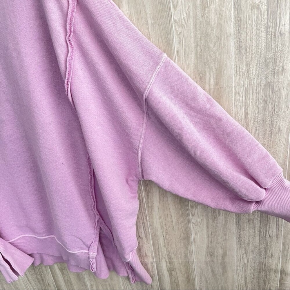 Free People We The Free Camden Sweatshirt in Bubble Tea size S, EUC - Picture 6 of 15